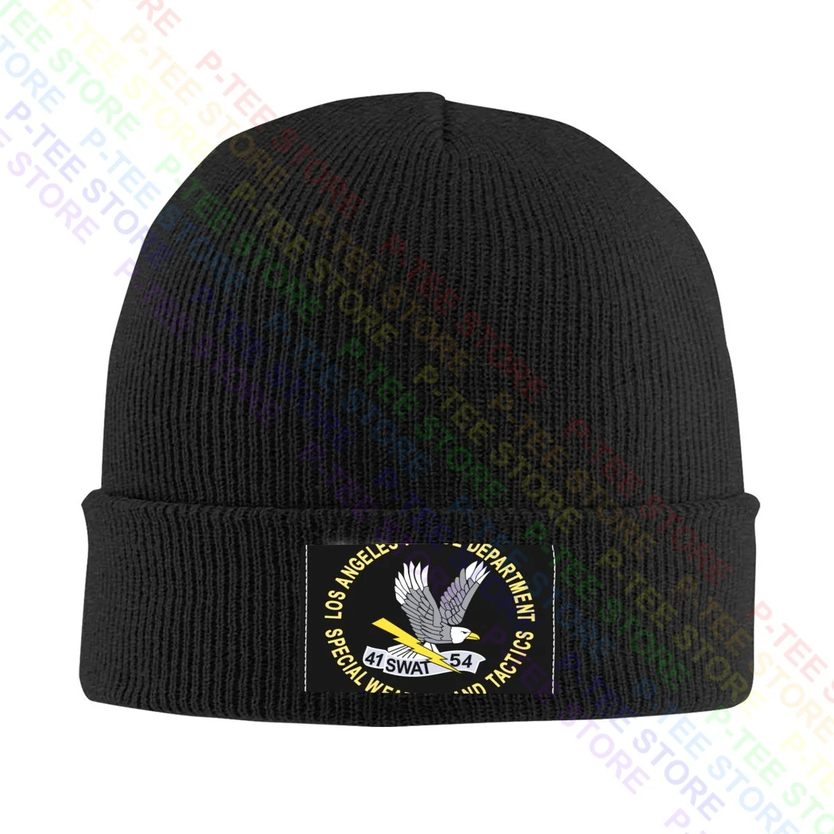 Lapd Los Angeles Swat Police Knitted Beanie Hat Beanies Cap Unisex Hipster Adjustable