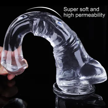 Soft Long Animal Dildo For Anal Huge Horse Dildo Penis with Suction Cup Giant Monster Dick Big Butt Plug Sex Toys for Women Men 2