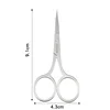 1PC Nail Cuticle Tool Accessories Scissors Nails Art Scissor Makeup Eyebrow Eyelash Trimmer Facial Hair Remover Manicure Scissor 2