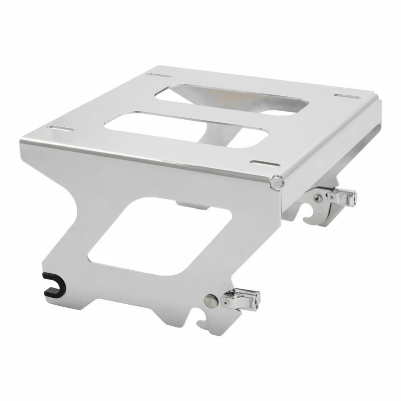 Gepäckträger Für Harley Softail - Abnehmbare Motorrad-Gepäckauflage In Silber