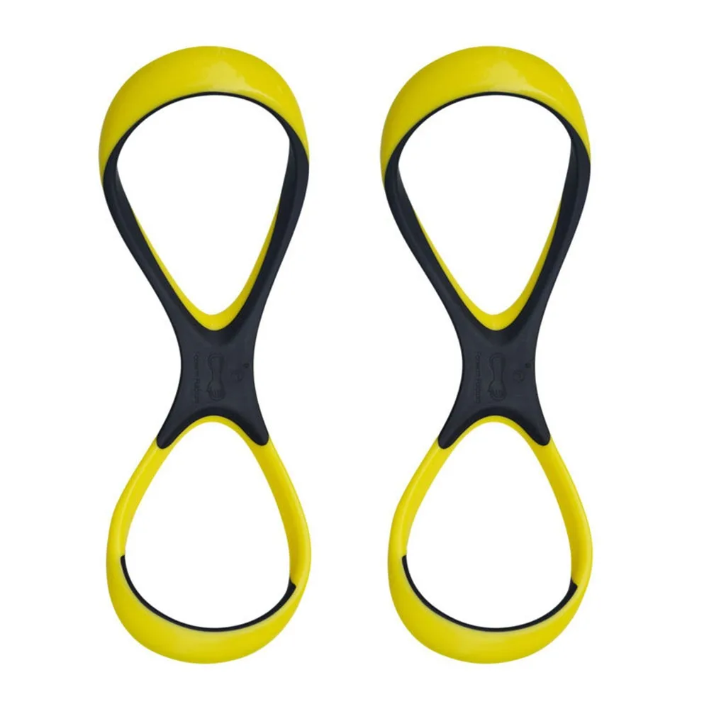 Ergonomic Swim Training Paddle with Resistance Forearm Brace for Stroke Improvement