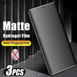 Ultra Full Coverage Matte Screen Protectors - 3 Pack, Anti - Fingerprint & Anti - Scratch for Matte hydrogel film