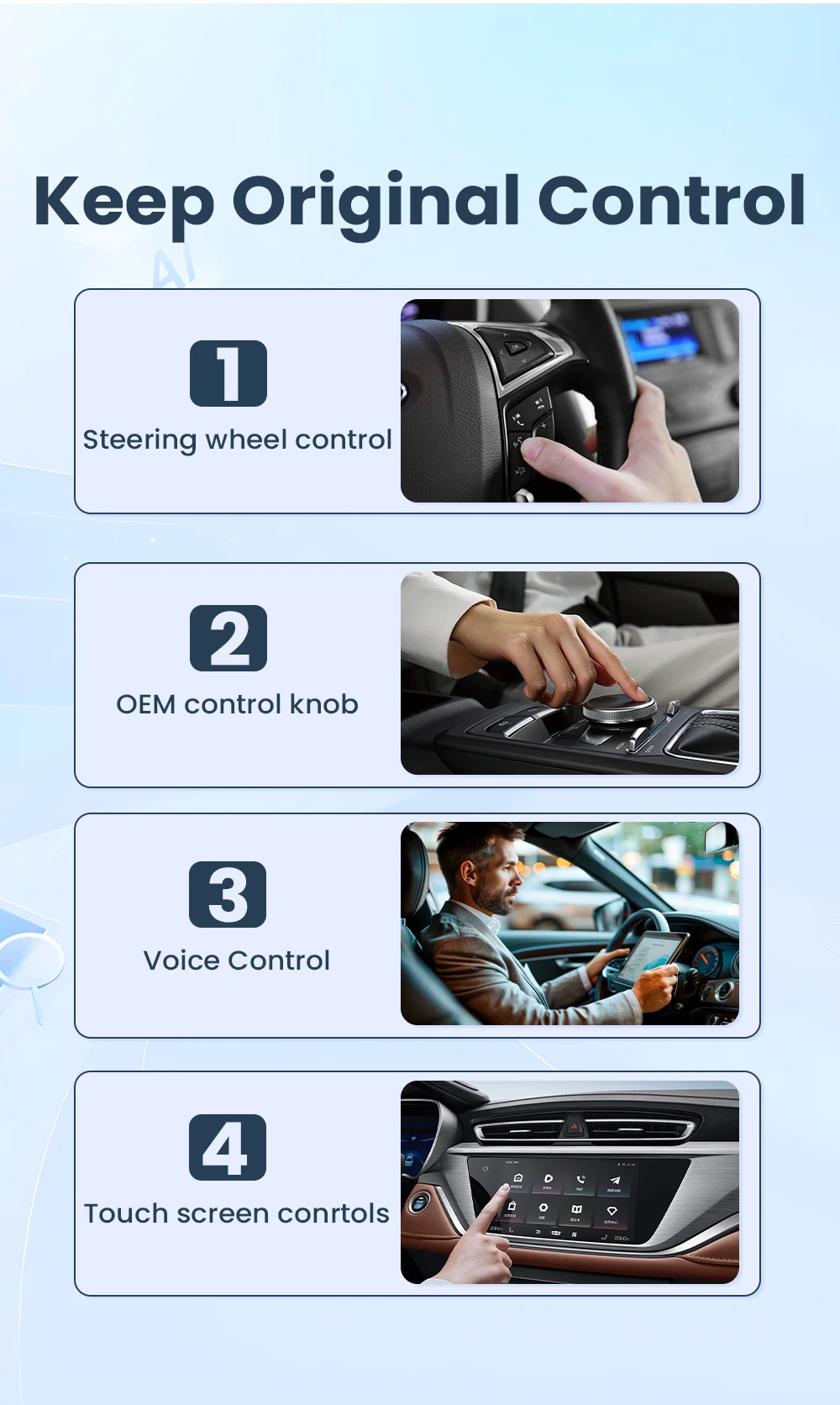 Carplay Wireless Android Auto Adapter Plug and Play Bluetooth 2In1 Dongle Verbindung OTA Update Universal für kabelgebundene Carplay-Autos – Detail 10
