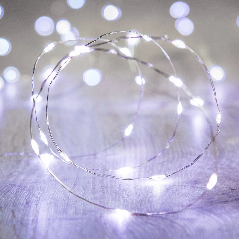 5/10/20M USB LED String Lights Copper Silver Wire Garland Light Waterproof Fairy Lights Party Decoration for Christmas Wedding