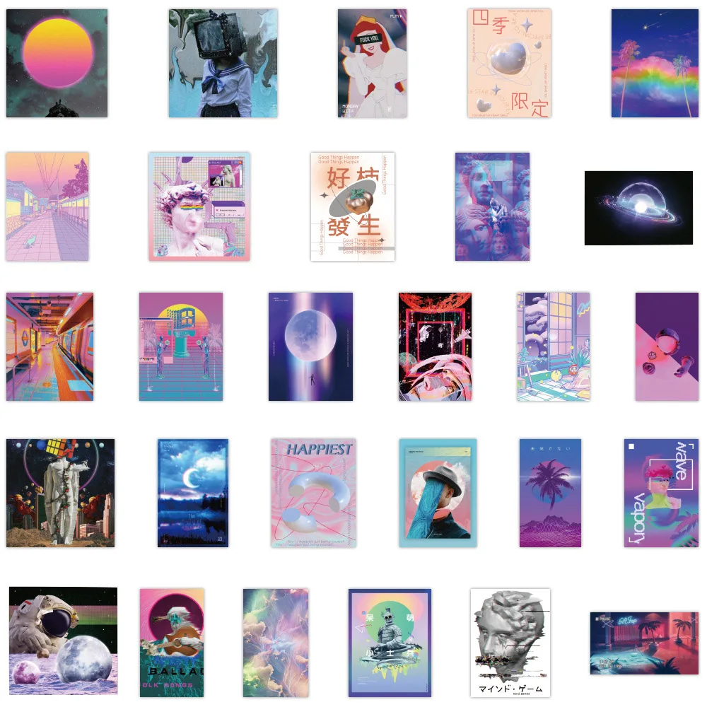 Рисунок 5 - 10/30/50 шт крутые Ins Vaporwave