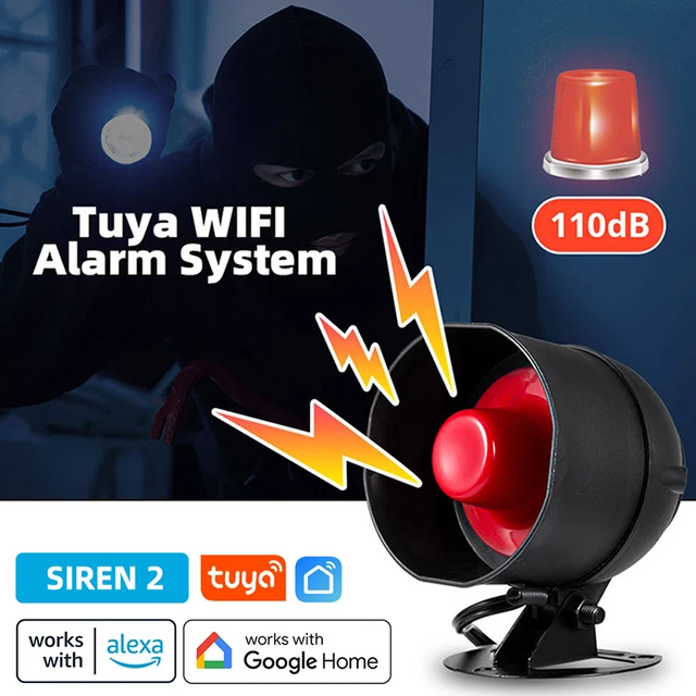 Tuya Smart WiFi Alarm System Wireless Home Security Anti-theft Alarm With Real-Time Alerts Smart Life APP Remote Control 2