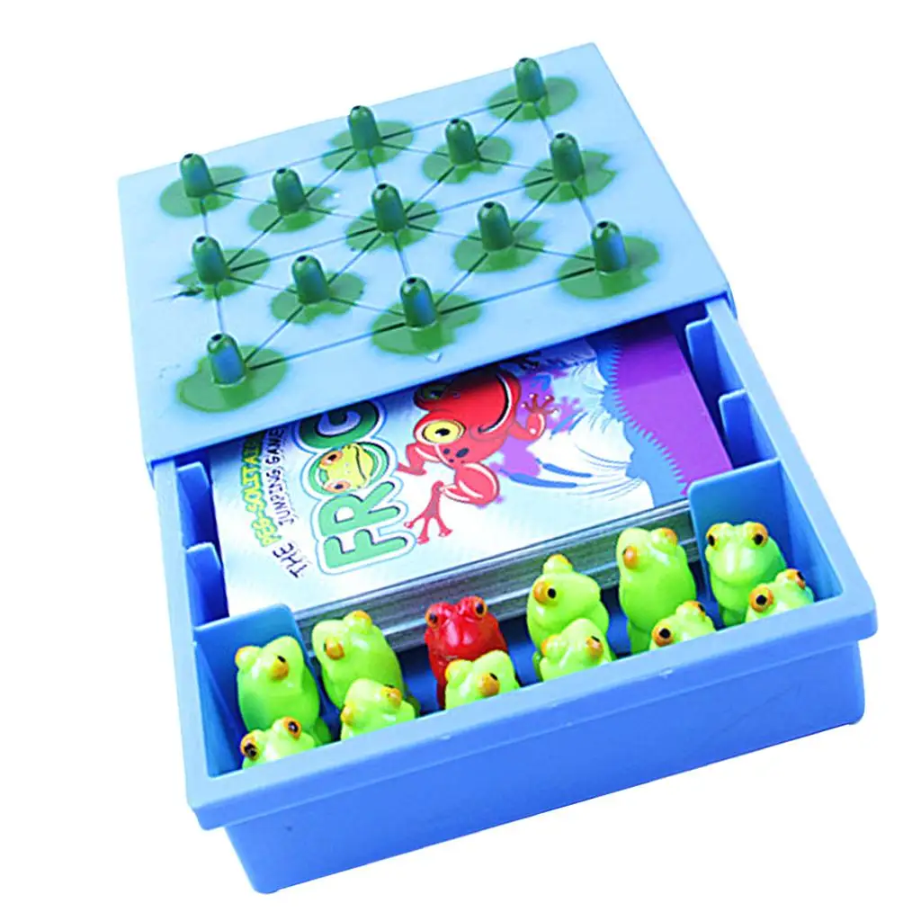 Frog Solitaire Springboard Child Intellect Chess Toy Gift Colorful 