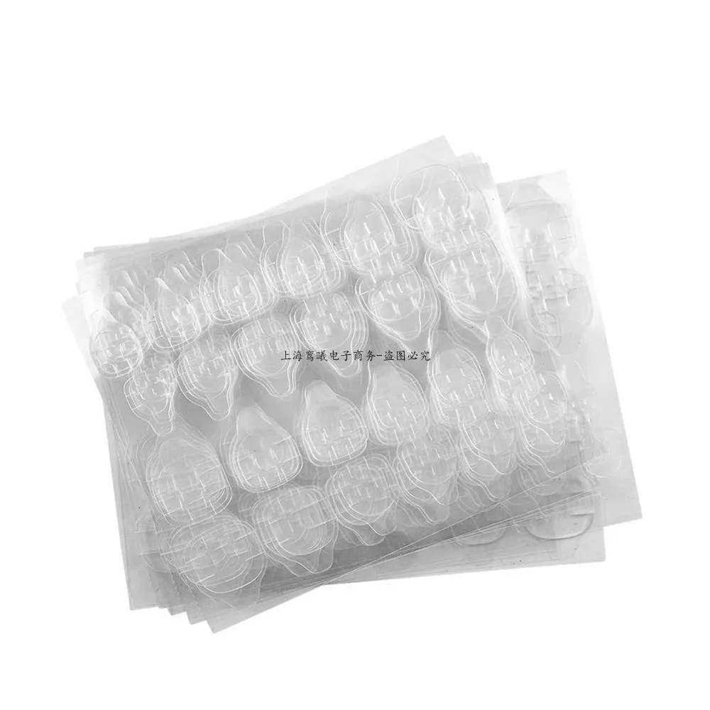 Double Sided False Nail Art Adhesive Tape Glue Sticker DIY Tips Fake Nail Acrylic Manicure Gel Makeup Tool 5/10/15 Sheets Lot