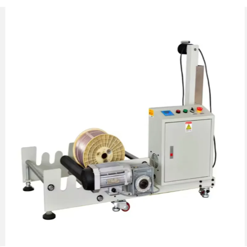 200KG Heavy Reel Wire Feeder Automatic Cable Drum Dispenser Respooling ...