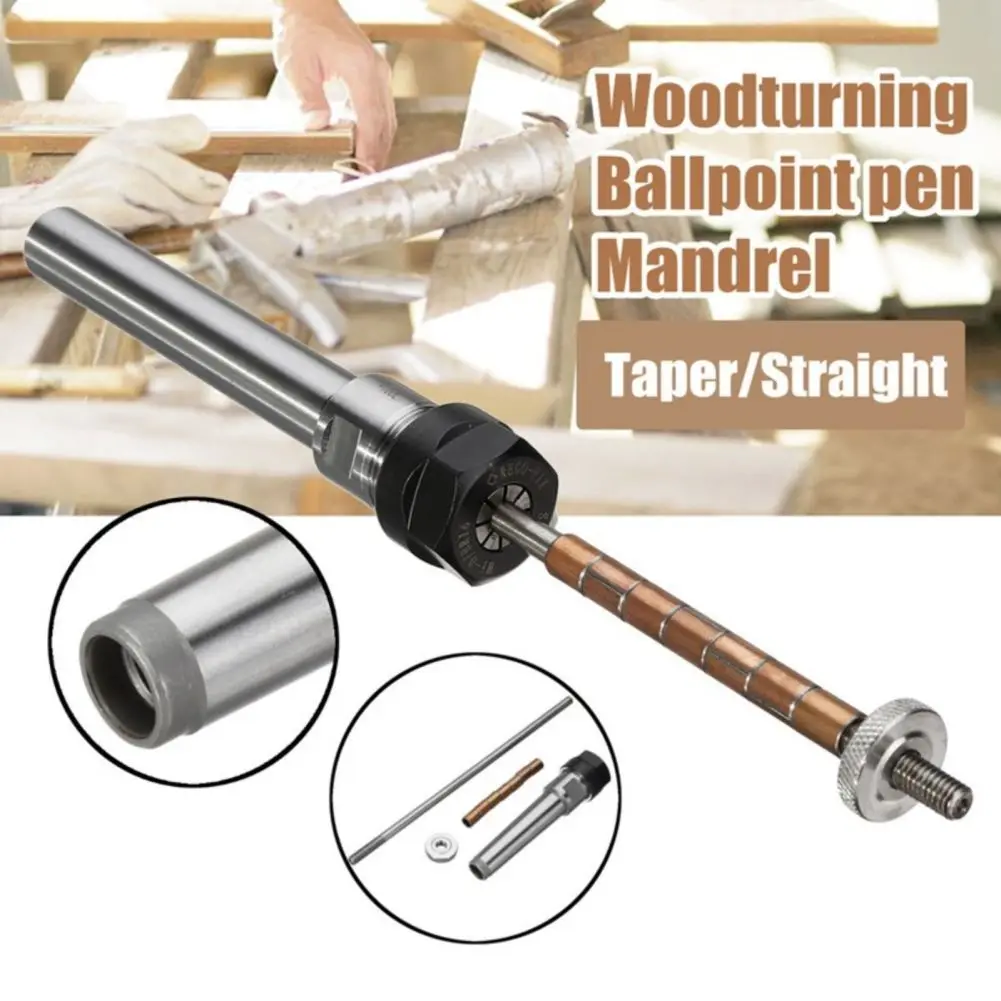 

Top Lathe Machine Revolving Centre Wood Turning Ballpoint Pen Mandrel Taper Shank Pen Kits Accessories For DIY