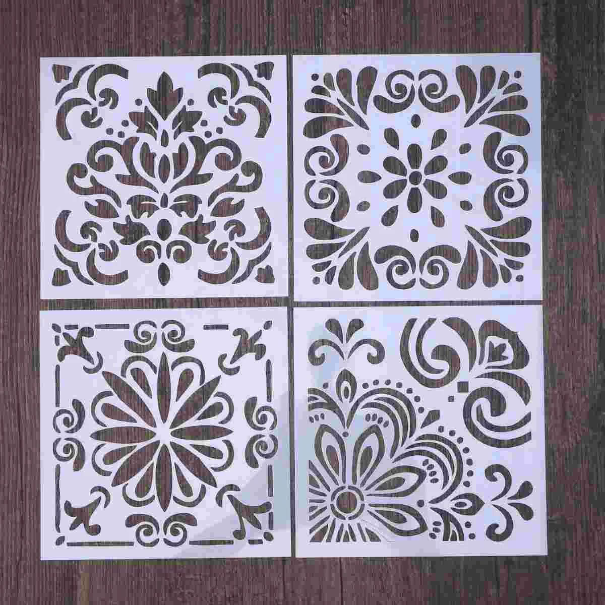 

4 шт./набор, трафареты для рисования