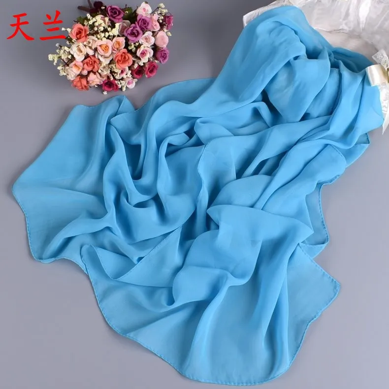 women's long chiffon scarf