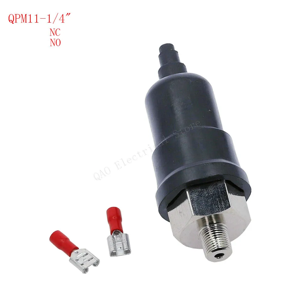 

1/4" Swtich Adjustable QPM11-NC / QPM11-NO Pressure Switch Wire External Thread Nozzle