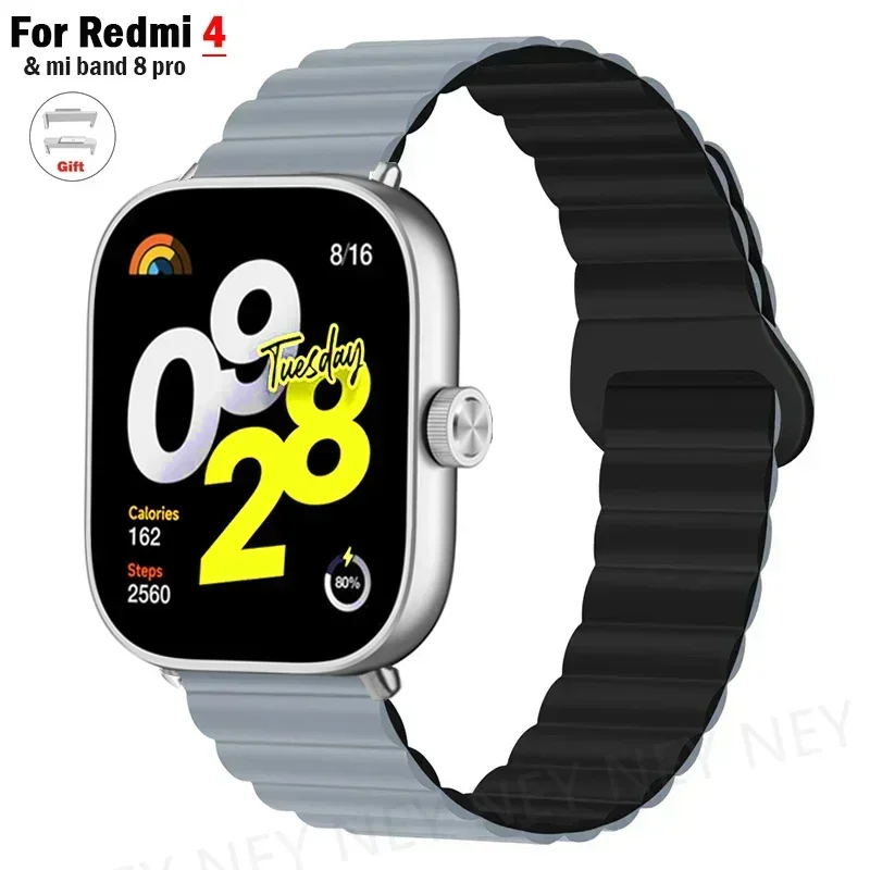 Magnetic Silicone Loop Watchbands - Sport Wristband Bracelet Accessories