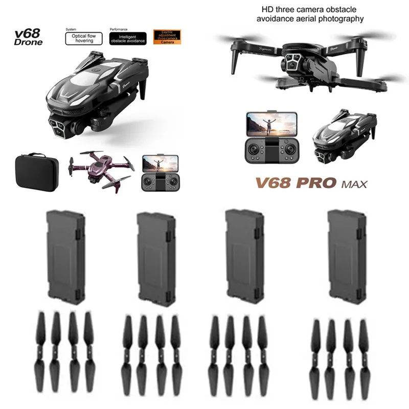 

V68 Радиоуправляемый Дрон Квадрокоптер запасные части 3,7 в 1800 мАч батарея/пропеллер/рамка/USB линия V68 Дрон батарея V68 Радиоуправляемый Дрон