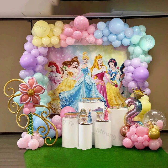 Bouquet globos princesas Disney  Princess balloons, Toddler girl party  ideas, Balloon bouquet