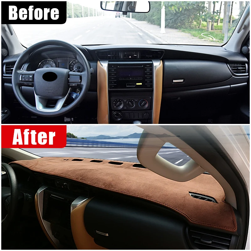 Car Dashboard Sun Shade Cover and Instrument Desk Pad Accessories