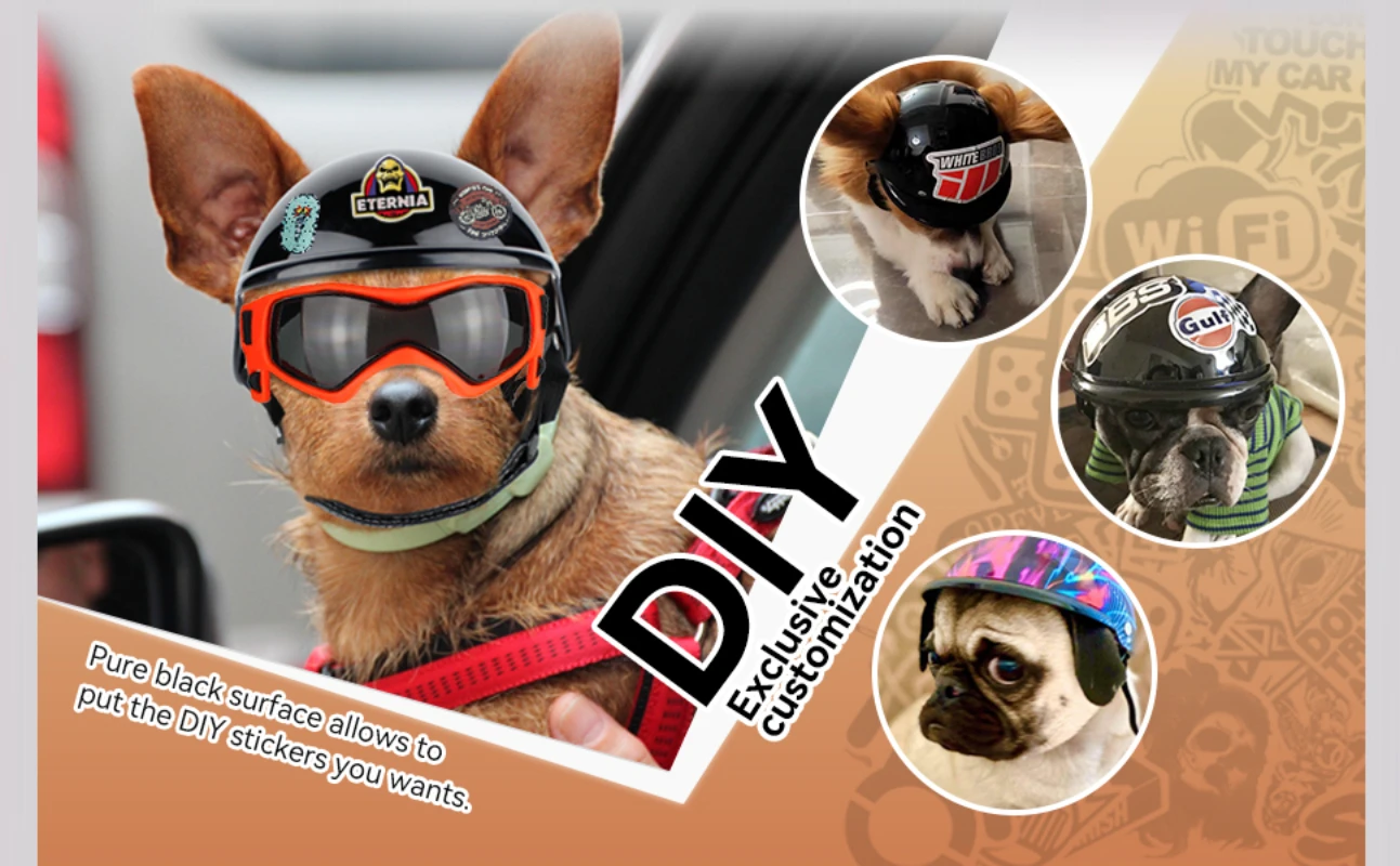 ATUBAN Dog Helmet and Sunglasses for Dogs 5