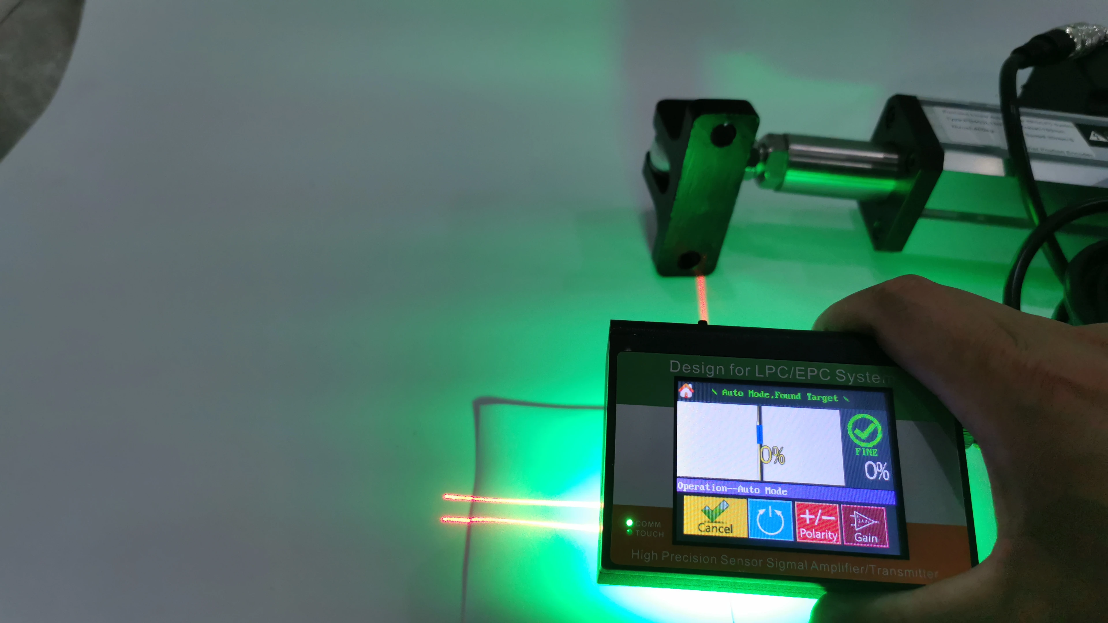 EPC-A12 Web Guiding System | EPC/LPC Edge Position Controller with CCD Sensor & PD403L150T 400kg Servo Actuator detail image 9