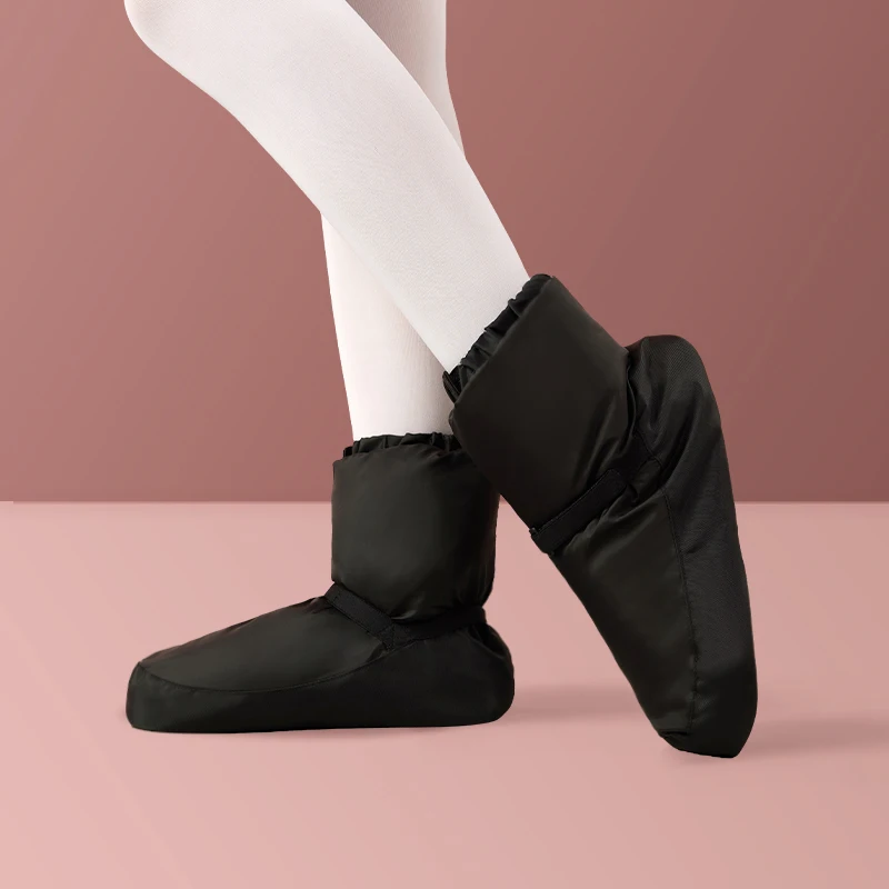 Dance warm boots for children and girls, winter ballet shoes for practicing dance, girls' professional ballet shoes 4