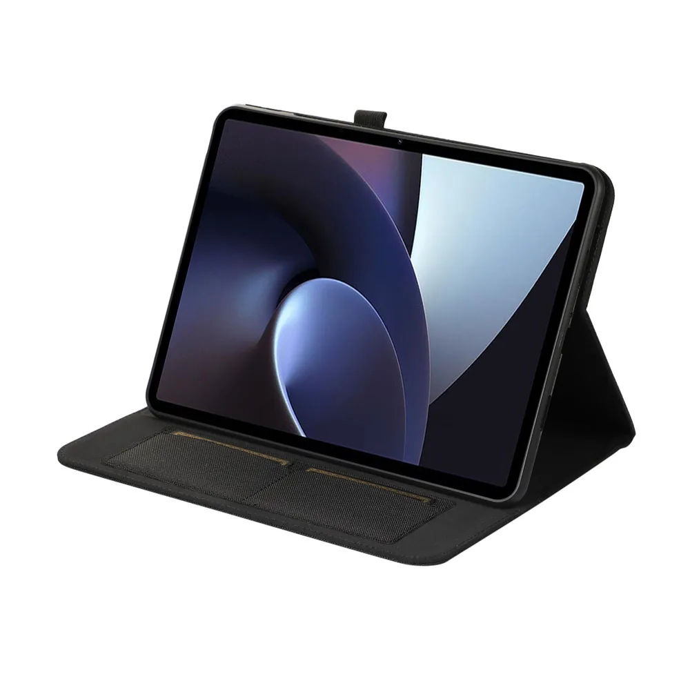 Premium Soft Fabric Flip Stand Tablet Case with TPU Back Cover - 11.6 Inch 2023 Edition