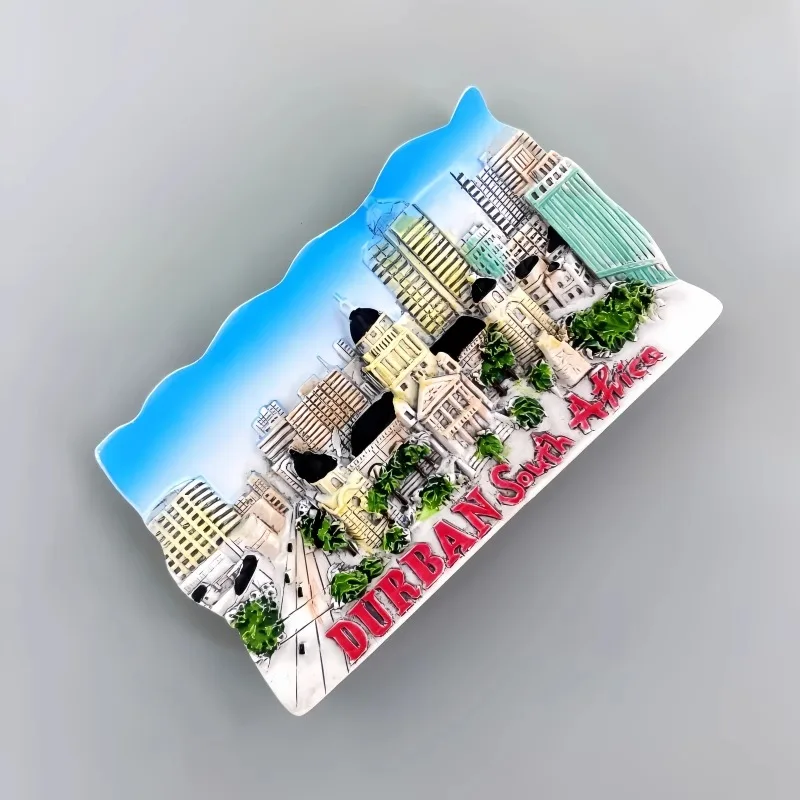 Weekino Johannesburg Sudafrica Calamità Da Frigo 3D In Resina – Souvenir Di Viaggio Originale Per Collezionisti, Regalo Simpatico E Magnetico