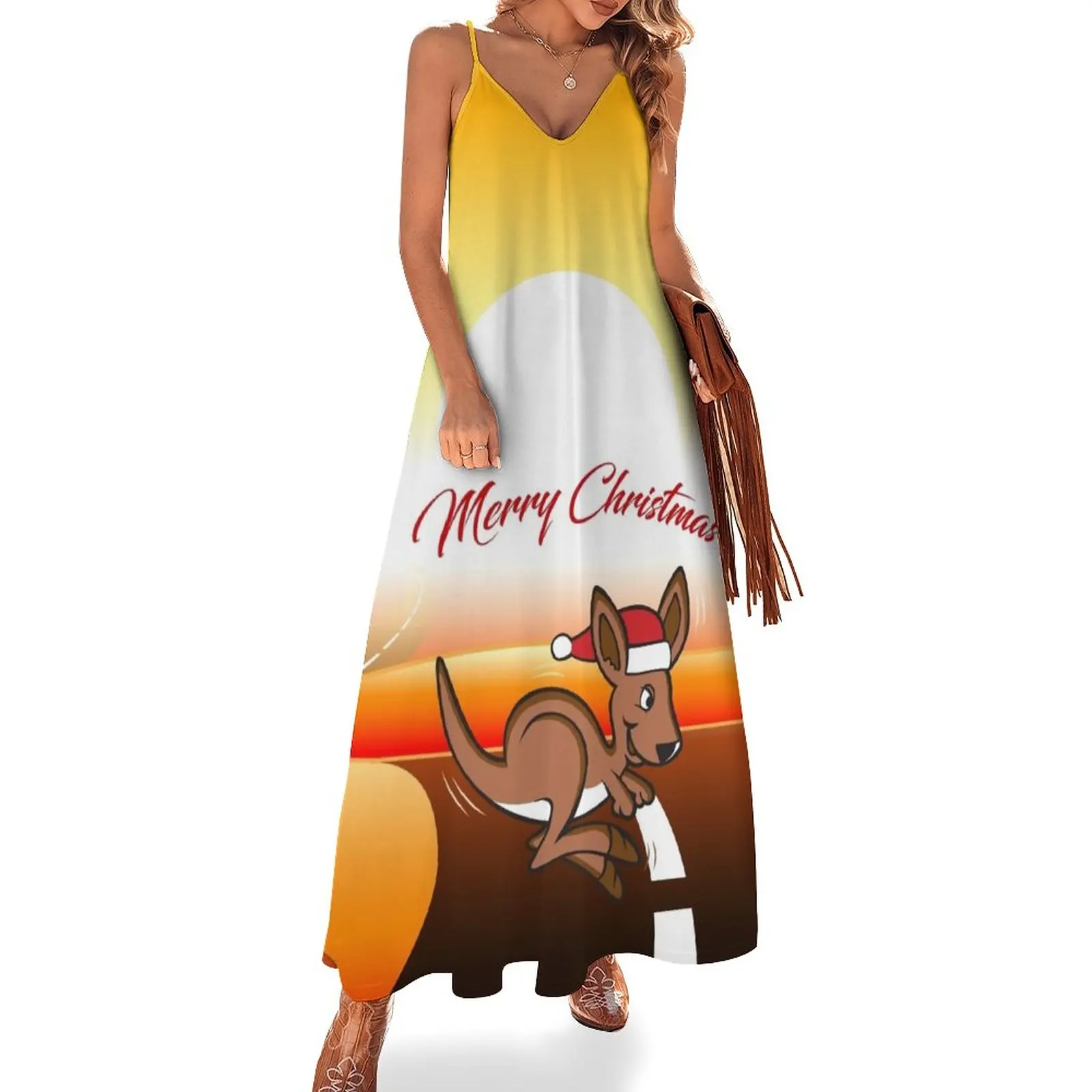 

New Outback Christmas Sleeveless Dress Evening dresses