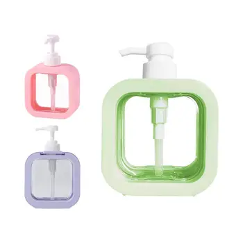 Bathroom Soap Dispenser Refillable Bottle Container Hand Soap Dispensers 300ml Push-Type Soap Pump Bottles for Face Cream Liquid 6