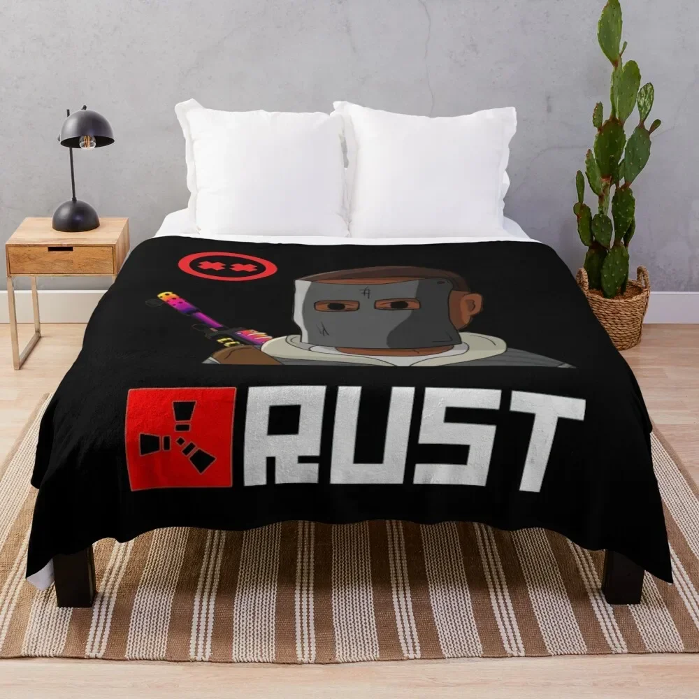 

Rust Game Poster Throw Blanket Beautifuls Decorative Sofas Blankets