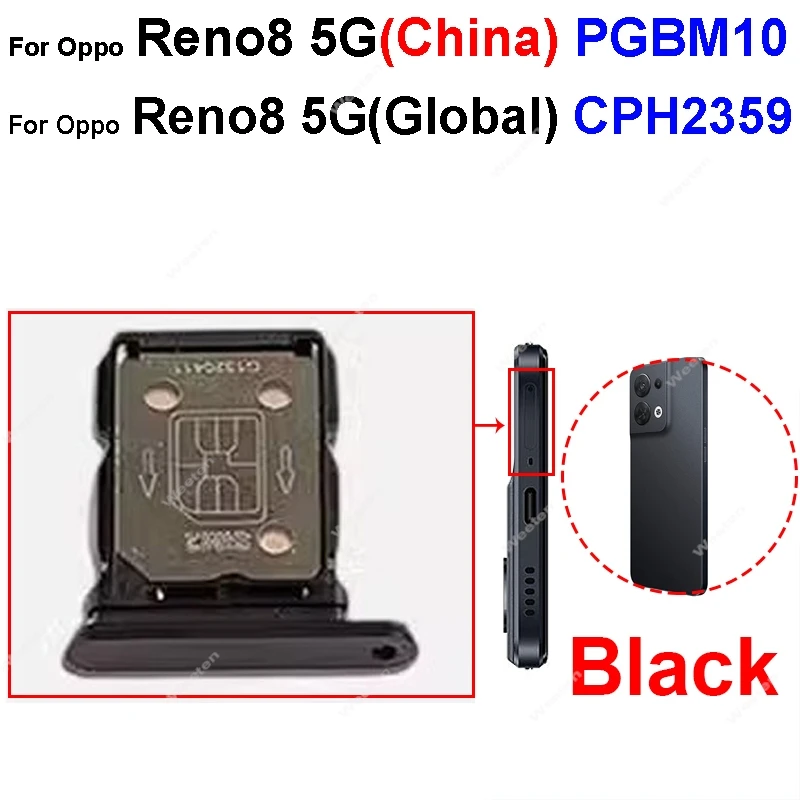 SIM Card Slot and Micro SD Card Reader Holder Socket Repair Parts