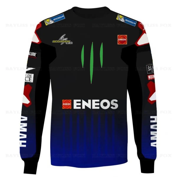 

Driver 20 For Yamaha Champion T-shirt GP Summer Motorcycle Men's Jersey Quick dry Racing Team Long Sleeve Street Cycling