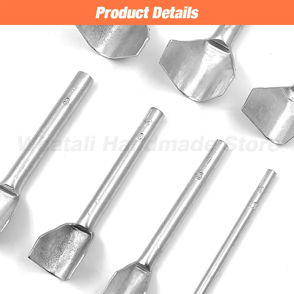 가죽 공예 도구 V자형 커터 펀치, 수제 공예 도구, 펀칭 수공구 스트랩, 10mm-45mm, 1 개