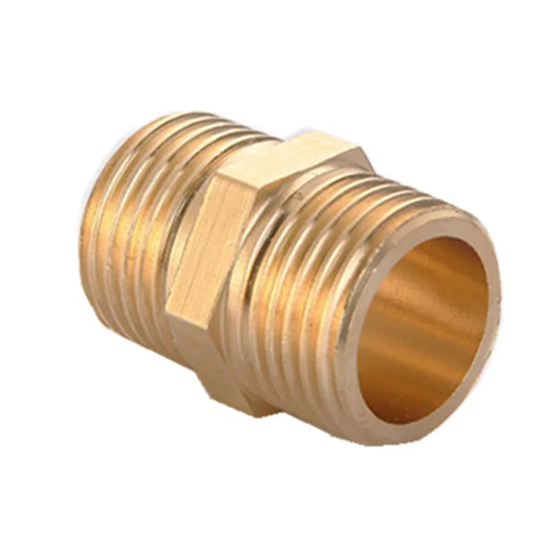 Латунный трубный шестигранный ниппельный