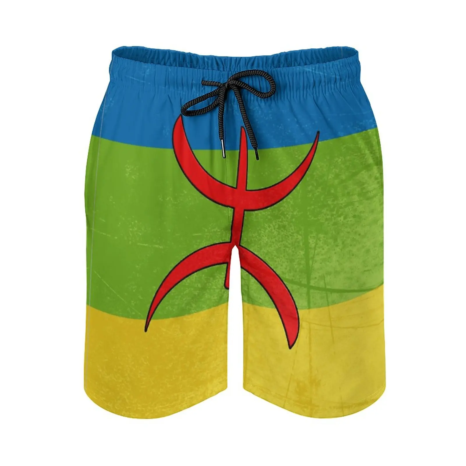 

Пляжные брюки аниме Amazigh Flag-флаг Бербера 43913637, свободные эластичные пляжные высококачественные Гавайские брюки, повседневные с регулируемым шнурком B