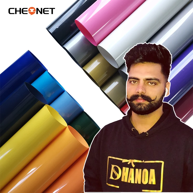 Heat Transfer Vinyl 30.5cmx100cm/25cmx100cm PVC Heat Transfer Vinyl Film T-shirt Iron On HTV Printing Pattern Decoration