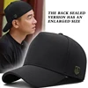 Big Head Circumference Tall Crown Back Sealing Hat Men's New Baseball Cap Fashion Face-Looking Small Reverse Wear Peaked Cap 1