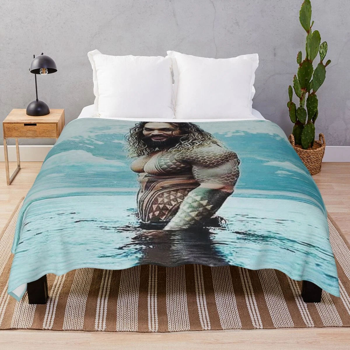 Jason Momoa Throw Blanket