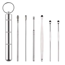 

Portable earwax removal tool ear cleaner ear wax removal tool ear pick ear wax remover ear piercing kit ears