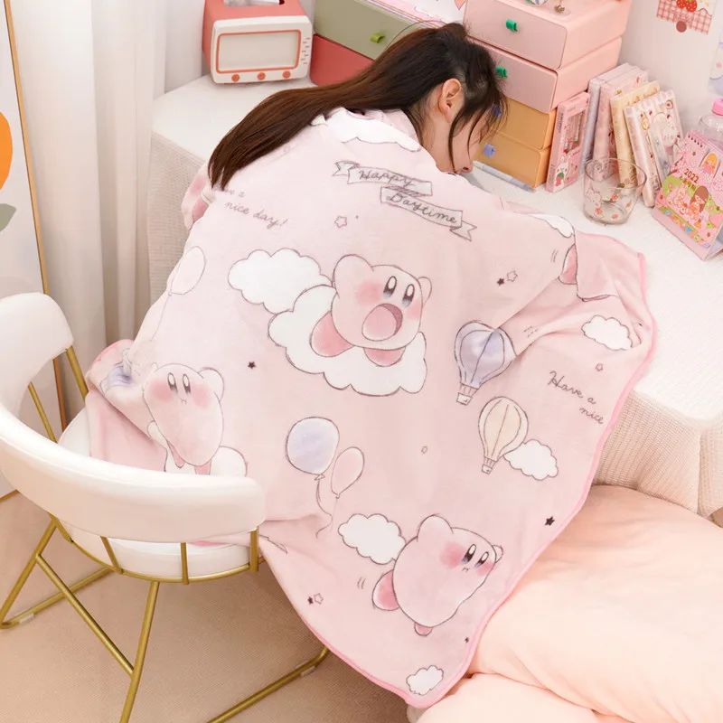 Couverture Douce En Flanelle Avec Motif Kuromi - Taille 100x150 Cm - Idéale Pour Canapé, Lit, Voyage - Microfibre Légère