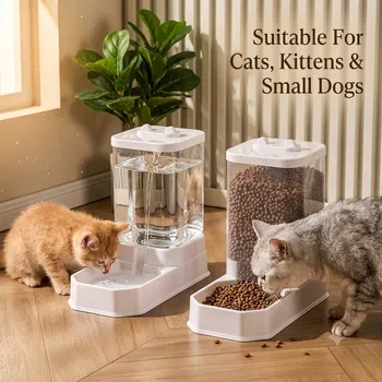 2-in-1 Gravity Pet Feeder & Water Dispenser - Image 2