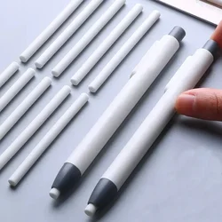 Press Retractable Pencil Erasers Automatic Rubber Eraser Correction Supplies for School Korean Stationery Office School Supplies
