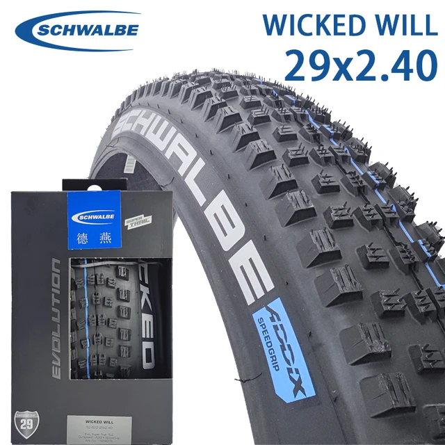 SCHWALBE WICKED WILL 29x2.40 MTB XC Gravel Bike Tire 62-622 Tubeless  Folding Tire for Downhill Tracks Off-Road Bicycle - AliExpress