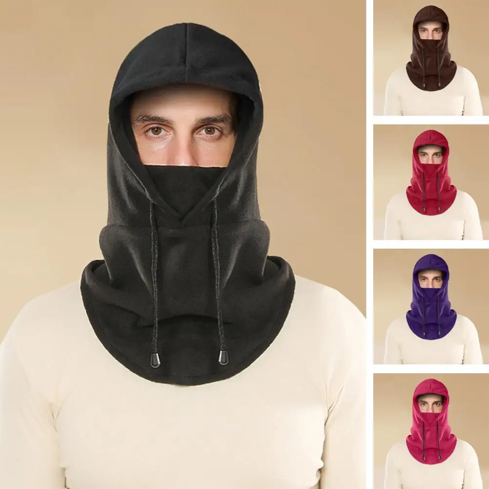 

Windproof Headgear Unisex Fleece Balaclava Hat Neck Warmer for Winter Sports Windproof Motorcycle Headgear Face for Outdoor