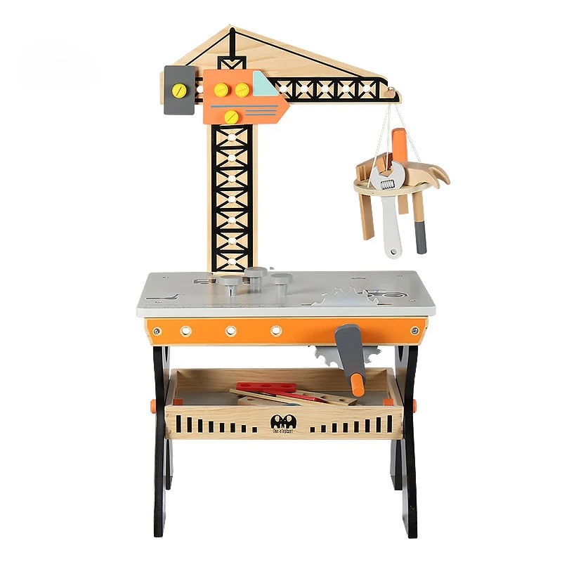 建設ワークショップツール木製クレーンツール教育玩具