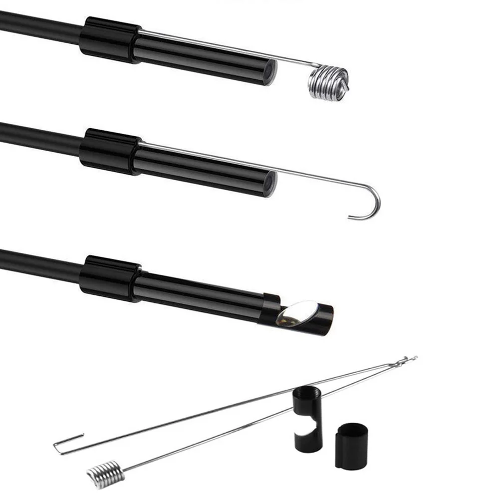 Mini Endoscope Camera Snake Sewer Industrial Piping Borescope Car Inspection Endoscopy Waterproof For Usb Pc Android Type C 6