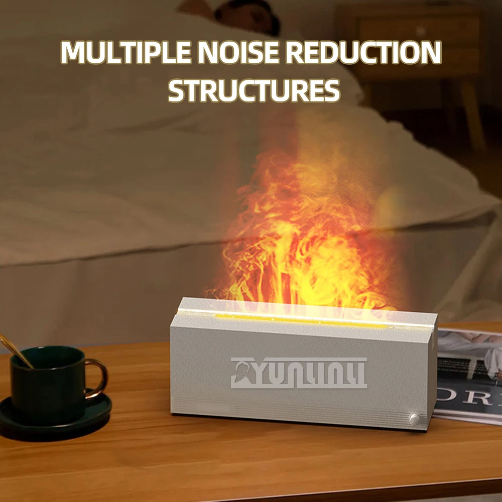 

Household Desktop Humididicador Indoor Diffuser Flame Humidifier Air Diffuser For Home
