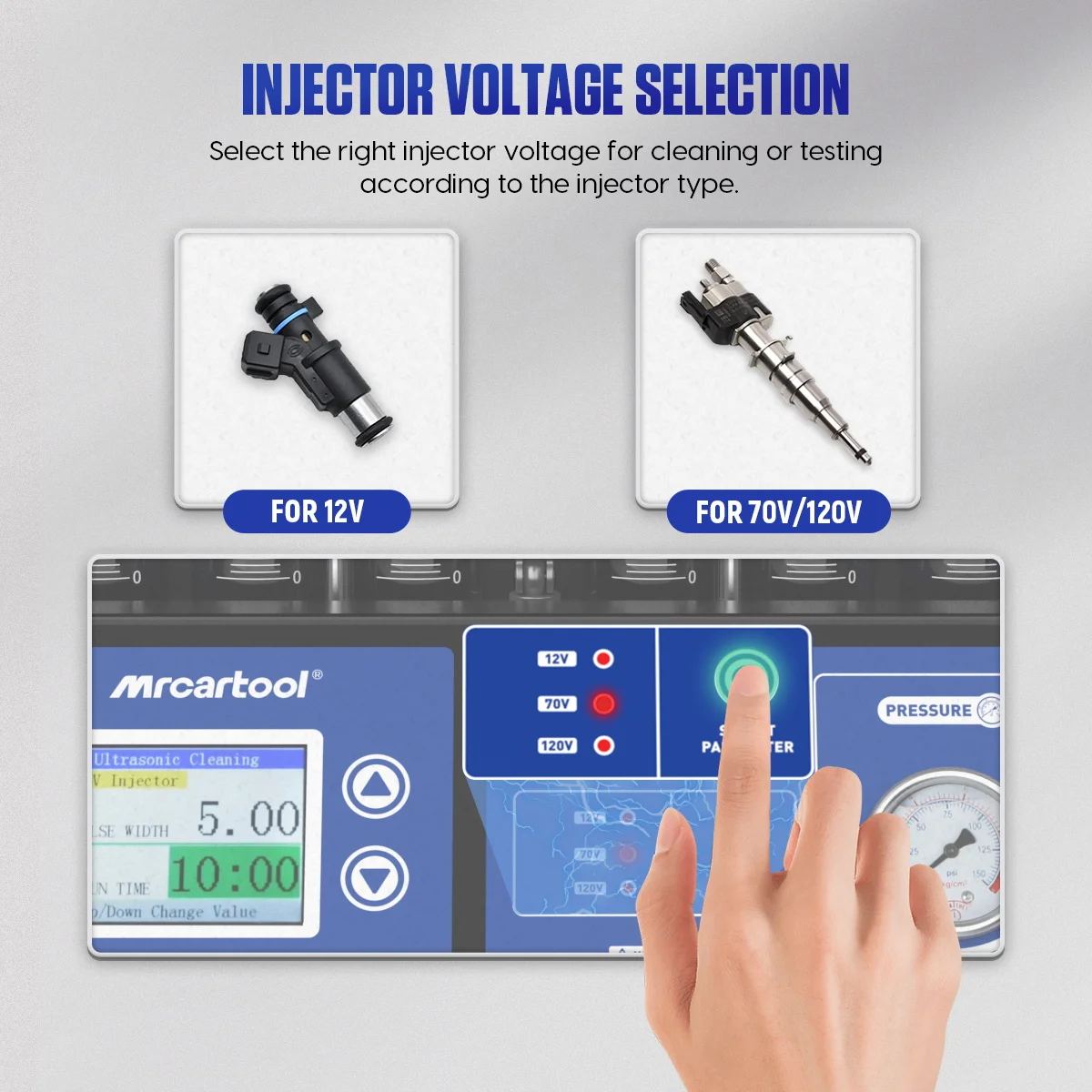 Mrcartool-燃料インジェクターテスター,車の燃料噴射装置,6気筒