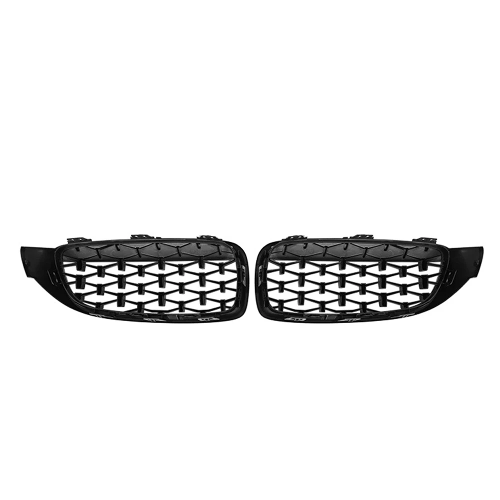 2 PCS Front Stoßstange Diamant Niere Grill Racing Grille für BMW