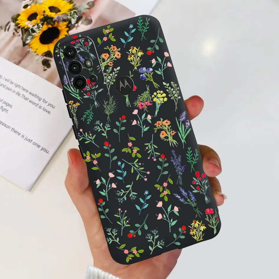 Fashion Butterfly Soft Silicone Black Case - Stylish Back Cover for Motorola Moto G Series Phones