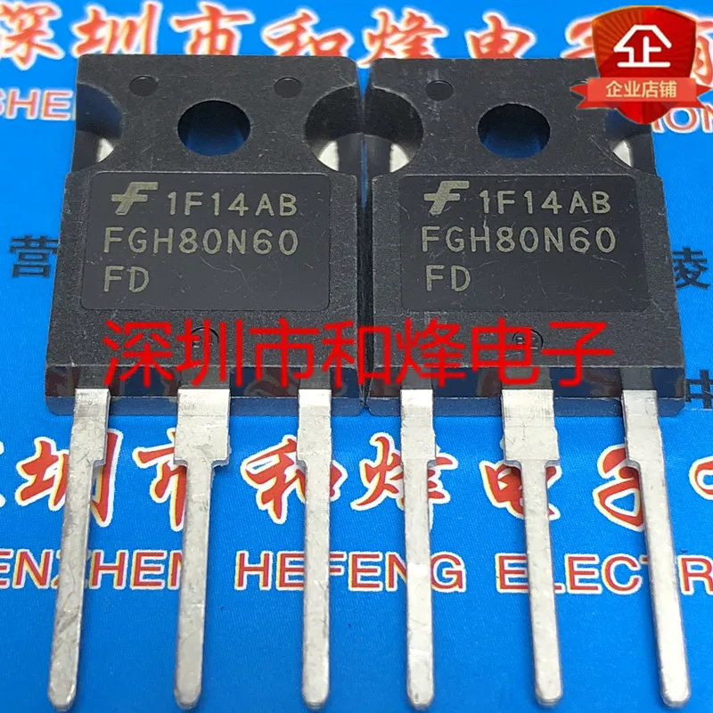 

5 шт. FGH80N60FD TO-247 600V 80A